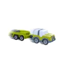 Produktbild: Kullerbü - Geländewagen mit Anhänger (anthrazit/weiß)