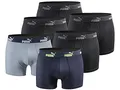 Produktbild: PUMA Herren Boxershort Limited Statement Edition 6er Pack - Black-Navy-Blue New - Gr. L