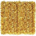 Produktbild: Weihnachtsdeko Lametta Girlande 8m Gold Glitter Tinsel Weihnachtsbaum Dekoration