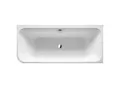 Produktbild: Duravit Badewanne Happy D.2 700317000000000 180 x 80 cm, weiss, Ecke rechts, Acrylverkleidung