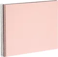 Produktbild: Goldbuch Spiralalbum Bella Vista rosé 35x30 cm schwarze Seiten