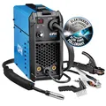Produktbild: CFH Fülldrahtschweißgerät 120 A FSG 884 – MMA- & FLUX-Schweißgerät ohne Gas, mit Hot Start, Anti Stick & Arc Force, für Elektroden Ø 1,5–3,2 mm und Fülldraht Ø 0,8/0,9 mm, bis 4 mm Materialstärke