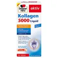 Produktbild: Doppelherz Kollagen 5000 Liquid - mit Kollagenhydrolysat, Chondroitinsulfat, Vitaminen und Mangan - 14 Sticks mit Pfirsich-Geschmack