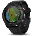Produktbild: Garmin Approach S60 GPS-Golf-Uhr mit Schwarz Silikon Band, Schwarz, 3.05 cm