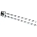 Produktbild: GROHE Handtuchhalter Essentials 40371001, silber, zur Wandmontage, verchromt, 2 Arme zu je 43,9 cm