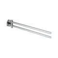 Produktbild: Grohe Essentials Handtuchhalter 2-armig schwenkbar Metall 439mm, Chrom 40371001