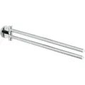 Produktbild: Grohe Essentials Handtuchhalter 2-armig Schwenkbar Metall 439mm, Chrom