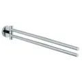 Produktbild: GROHE Handtuchhalter ESSENTIALS 2-armig, schwenkbar, 439mm chrom