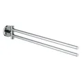 Produktbild: GROHE Handtuchhalter Essentials 40371 2-armig schwenkbar Metall 450mm chrom