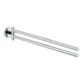 Produktbild: Grohe Essentials Handtuchhalter 40371, 450mm, 2-armig & schwenkbar (chrom)