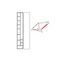 Produktbild: Zéfal Rahmenschutzfolie Skin Armor Set M | Fahrradschutz | Transparent