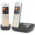 Produktbild: CE575A Duo Silber Schnurloses Telefon - Silber