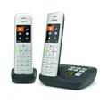 Produktbild: Gigaset CE575A Duo Silber Schnurloses Telefon Schnurloses DECT-Telefon
