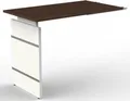 Produktbild: Anbautisch Form 4 mit Wangengestell 100x60x68-76cm wenge.