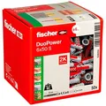 Produktbild: fischer DuoPower 6x50 S 2K 538255 Dübel mit Schrauben Ø 6 mm x 50 mm, 50 St.