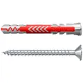 Produktbild: Fischer 538255 DuoPower S Dübel mit Schraube 6x50mm 50 Stück