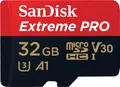 Produktbild: SanDisk Extreme PRO microSDHC 32 GB 100 MB/s A1 C10 V30 UHS-I