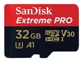 Produktbild: SanDisk Extreme PRO microSDHC Speicherkarte 32GB mit SD-Adapter