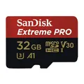 Produktbild: SanDisk Extreme Pro micro SDHC A1 UHS-I U3 Speicherkarte + Adapter 32GB