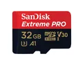 Produktbild: SanDisk Extreme PRO 32 GB microSDHC, Speicherkarte UHS-I U3, V30