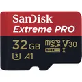 Produktbild: Sandisk Extreme PRO microSDHC 32GB - Speicherkarte - schwarz