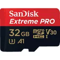 Produktbild: SanDisk Extreme Pro Speicherkarte 32 GB Micro-SDHC (Class 10)