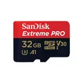 Produktbild: Sandisk microSD Speicherkarte 32GB 100MB/s A1 UHS3 V30 inklusive SD- Adapter