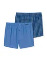 Produktbild: Schiesser Herren 2 Pack Boxershorts Baumwolle Web Multipack - Webboxer, royal_180500, 9/ 3XL