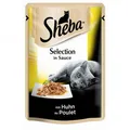 Produktbild: Sheba Portionsbeutel Cuisine mit Huhn in Sauce 85g (Menge: 24 je Bestelleinheit)