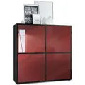 Produktbild: Vladon Highboard, Bordeaux, Holzwerkstoff, 104x105.5x35.5 cm, Wohnzimmer, Kommoden & Sideboards, Highboards
