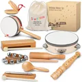 Produktbild: International Musik-Set aus Holz für Kleinkinder und Kinder umweltfreundliche...