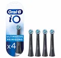 Produktbild: Oral-B Aufsteckbürsten iO Ultimative Reinigung schwarz, 4er Pack, Revolutionäre iO Technologie für bis zu 100% mehr Plaque-Entfernung