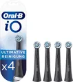 Produktbild: Oral-B iO Aufsteckbürsten 4er Pack Ultimative Reinigung schwarz Köpfe