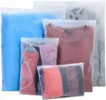 Produktbild: 20 Stück Kleidung Tüten Einpacken Zip Beutel Reisetasche Gefrostetem Kompress...