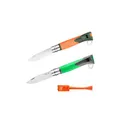 Produktbild: OPINEL Klappmesser No 12 Explore + Zeckenzange Arbeitsmesser Taschenmesser Farbe: orange