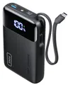 Produktbild: INIU 45W Power Bank, Ultra Klein 20000mAh Powerbank mit Integriertem USB-C Kabel, Schnellladen Externe Handyakkus USB-C In&Out, Klein Aber Stark für iPhone 17 16 15 Pro, Samsung S22, Xiaomi, iPad etc