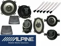 Produktbild: Alpine Lautsprecher Set vorne + hinten passend für VW Golf 2 II 1983-1992 Komplett 500 Watt