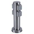 Produktbild: etc-shop Außen Steckdosensäule 4x Steckdosen mit Klappdeckel Edelstahl 4-fach Verteilersteckdose, IP44 Schutzklasse 1, Durchmesser x Höhe 7,5 x 35 cm, Garten Außenbereich