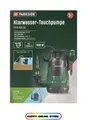 Produktbild: PARKSIDE® Klarwasser Tauchpumpe 400 W zum Entleeren von Schwimmbecken Neu Ovp