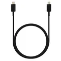 Produktbild: Original 100W USB-C auf USB-C Ladekabel Datenkabel 1m Schwarz