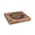Produktbild: 100 Pizzakarton aus Mikrowellpappe kraft 33 x 33 x 4 cm