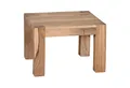 Produktbild: möbelando Couchtisch Couchtisch Massiv-Holz Akazie 60 cm breit Wohnzimmer-Tisch Design, 60 x 40 x 60 cm (B/H/L)