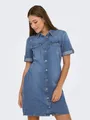 Produktbild: ONLY Jeanskleid ONLLISA – Denimkleid mit Knopfleiste und Brusttaschen Baumwollmischung