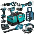 Produktbild: Makita DUB362 Laubbläser Laub Gebläse 18V Li-Ion Akku Combo Kit Werkzeug Set