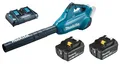 Produktbild: Makita DUB362Z 2x18V Akku-Gebläse DUB362 + 2x 18V Akkus 6Ah + Doppelladegerät
