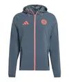 Produktbild: adidas Performance FC Bayern München Tech Travel Jacke grau, XL Herren