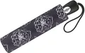 Produktbild: Pierre Cardin Regenschirm Black & White Flower Black - Taschenschirm Easymatic