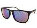 Produktbild: Superdry Shockwave Sonnenbrille Matt Schwarz Mit Multi Mehrlagig Spiegelglas 127