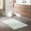 Produktbild: Badteppich einfarbig Mint 40 x 60 cm – waschbare Badematte rutschfest - 100% ...