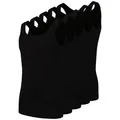 Produktbild: GÖTZBURG Unterhemd (Mehrpack, 5-St., 5 Stück) Feinripp im 5er Pack, Pure Cotton schwarz 3XL